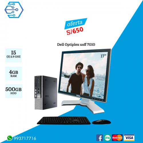 Dell Optiplex 7010 USFF i5 + Monitor 17